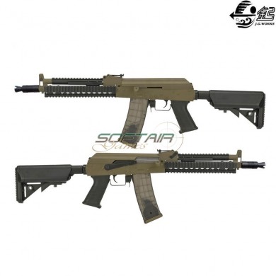 Fucile Elettrico Ak74 Tactical Ris & Crane Tan Jing Gong (jg-6831c)