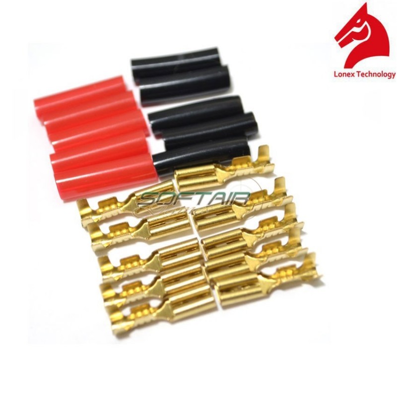 Set 10 Pieces Motor Gold Pin Connectors Lonex (gb-05-03)