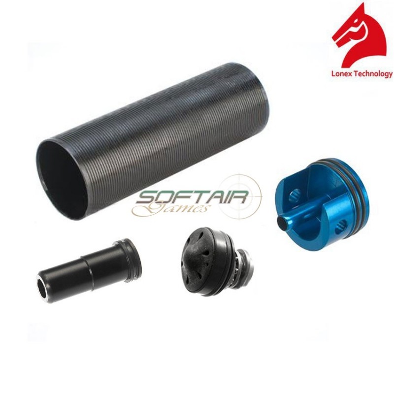 Set Gruppo Aria Per G3 Con Testa Pistone Polimero Silenziata Lonex (gc-01-07)