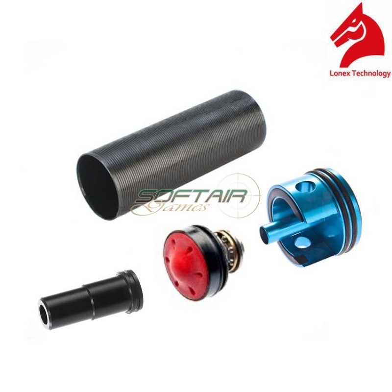 Set Gruppo Aria Per M16a1/vietnam Con Testa Pistone Polimero Silenziata Lonex (gc-01-12)