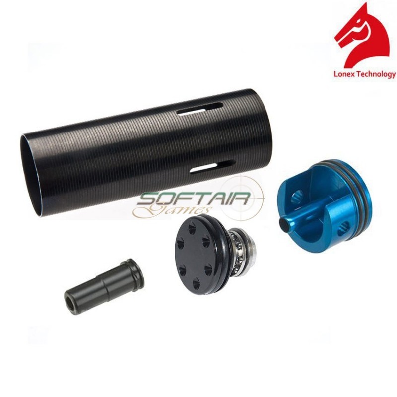 Mp5 Enhanced Cylinder Set With Aluminum Ventilation Piston Head Lonex (gc-02-02) Mp5 Enhanced Cylinder Set With Aluminum Ventilation Piston Head Lonex (gc-02-02)