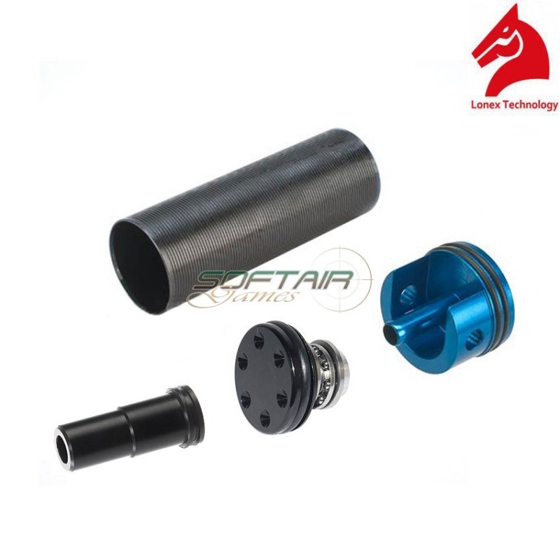 Set Gruppo Aria Per M16a1/vietnam Con Testa Pistone Alluminio Ventilata Lonex (gc-02-12)