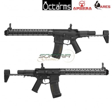 Octarms Keymod Badger 13.5 Assault Rifle Black Ares Amoeba (ar-am16b)
