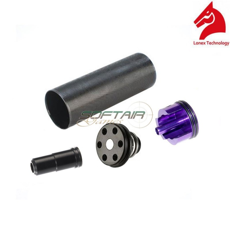 Set Gruppo Aria Per Ak Con Testa Pistone Polimero Ventilata Lonex (gc-03-03)