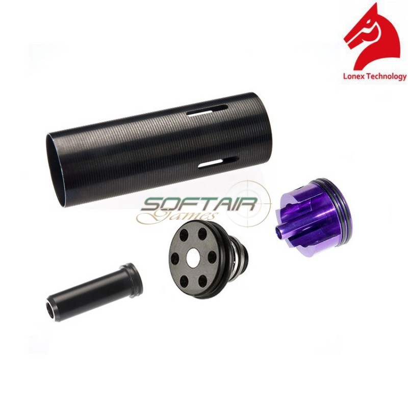 G36 Enhanced Cylinder Set With Polymer Ventilation Piston Head Lonex (gc-03-09)