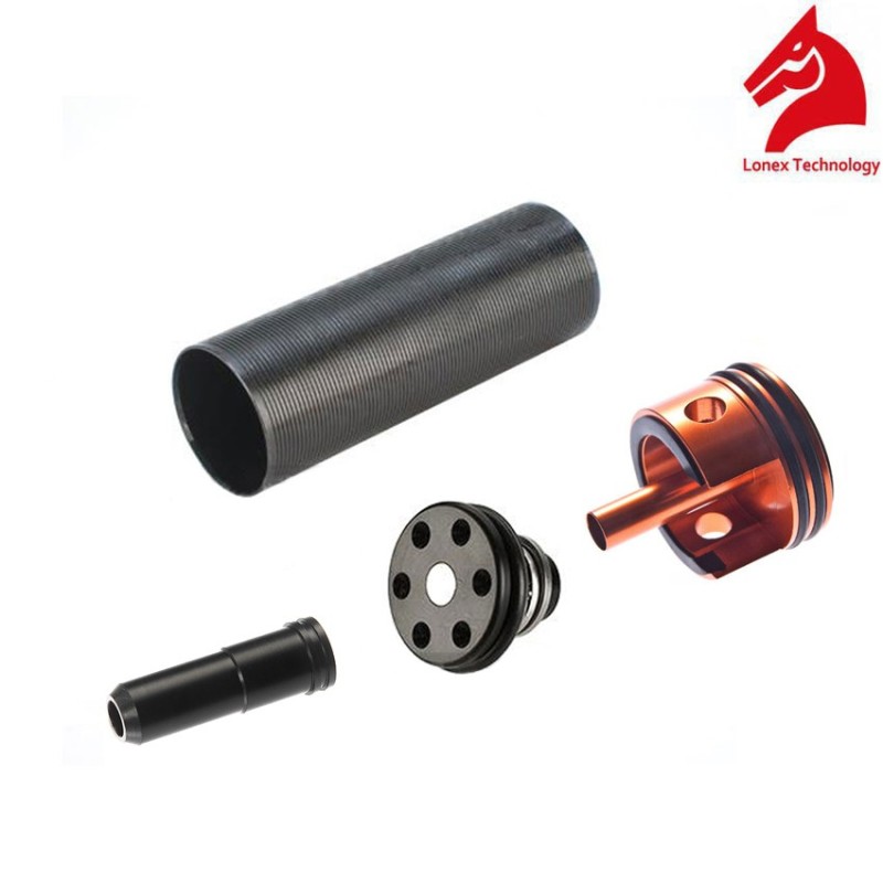 Set Gruppo Aria Per Aug Con Testa Pistone Polimero Ventilata Lonex (gc-03-10)