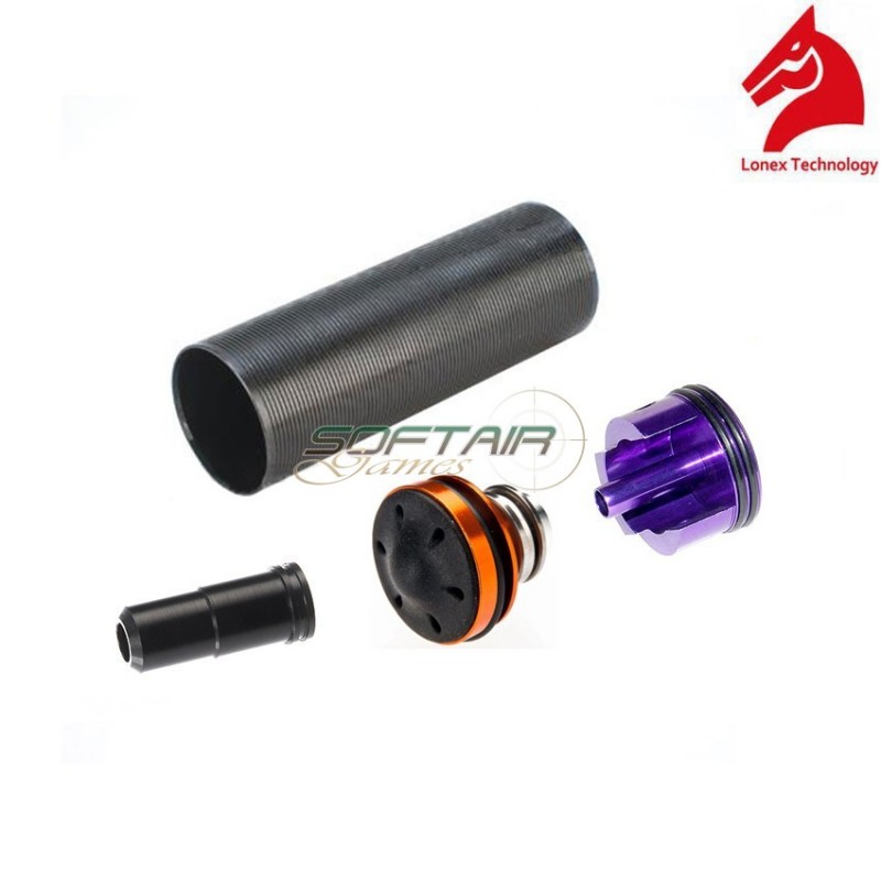 Ak Enhanced Cylinder Set With Silenced Aluminum Piston Head Lonex (gc-04-03)