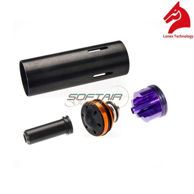 Mp5k/pdw Enhanced Cylinder Set With Silenced Aluminum Piston Head Lonex (gc-04-05)