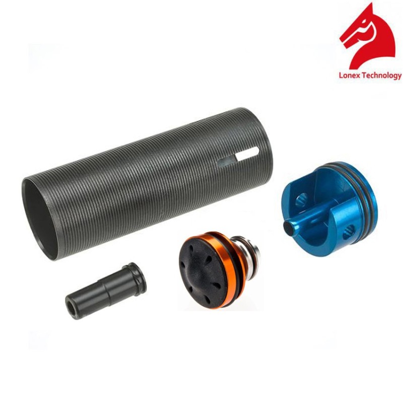 G3 Enhanced Cylinder Set With Silenced Aluminum Piston Head Lonex (gc-04-07) G3 Enhanced Cylinder Set With Silenced Aluminum Piston Head Lonex (gc-04-07)