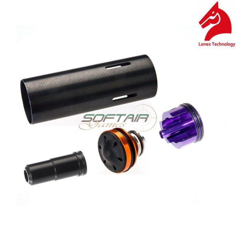 Set Gruppo Aria Per Ak Beta Con Testa Pistone Alluminio Silenziata Lonex (gc-04-08)