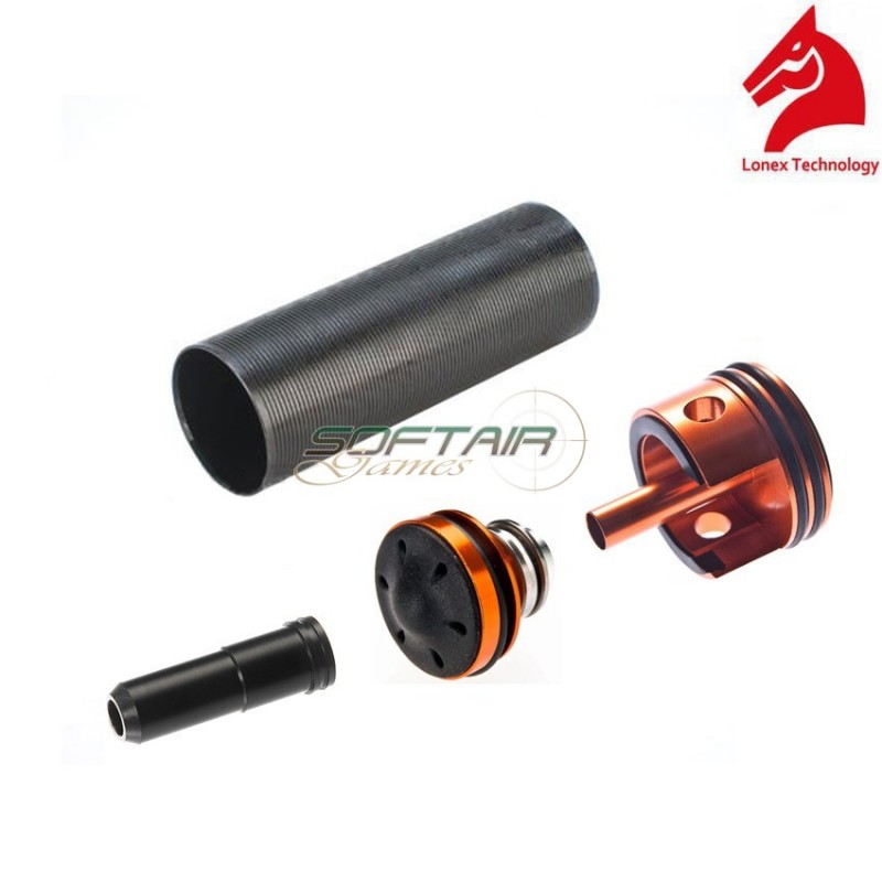 Aug Enhanced Cylinder Set With Silenced Aluminum Piston Head Lonex (gc-04-10)