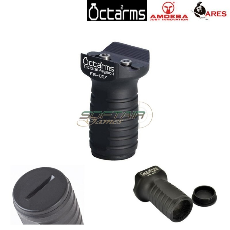 Foregrip Keymod Verticale Octarms Black Ares Amoeba (ar-fg07b)