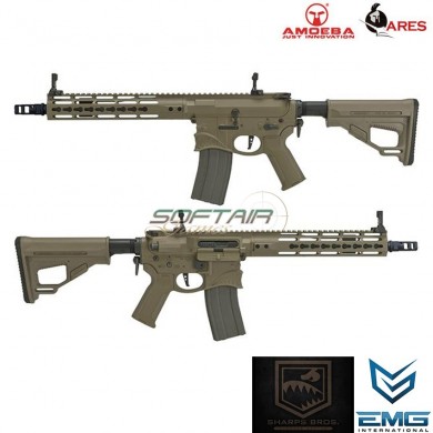 Rifle Electric Hellbreaker Emg M4 Sbr 10 "licensed Sharps Bros Dark Earth Ares Amoeba (ar-sb10t)