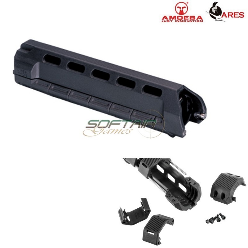 Handguard Mhs Unit Black Medium Ares Amoeba (ar-dh02b)