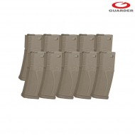 Bluebox 10 Caricatori Monofilari Tan 140bb M4/m16 Guarder (bbam-101tan)