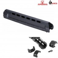 Handguard Mhs Unit Black Long Ares Amoeba (ar-dh01b)