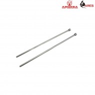 Set 2 Stainless Steel Rod For M4 Handguard Mhs Unit Medium Ares Amoeba (ar-pb02m)