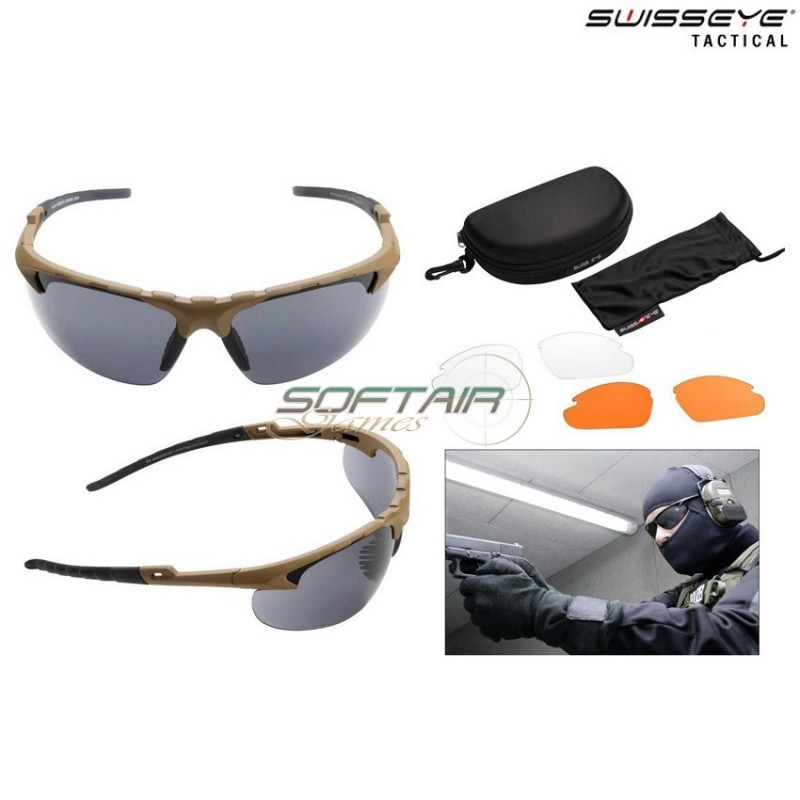 Occhiali Apache Rubber Coyote Swiss Eye® (se-40232)