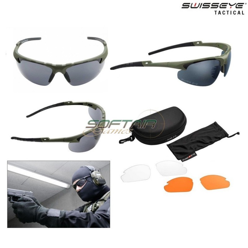 Occhiali Apache Rubber Green Swiss Eye® (se-40233) Occhiali Apache Rubber Green Swiss Eye® (se-40233)