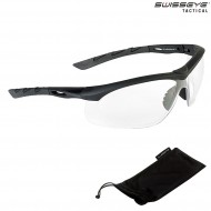 Lancer Glasses Rubber Black Lens Clear Swiss Eye® (se-40322)