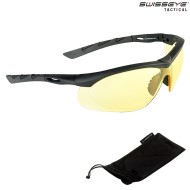 Lancer Glasses Rubber Black Lens Yellow Swiss Eye® (se-40324)