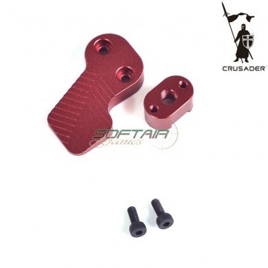 M4 Aeg Match Magazine Buttom Set Red Crusader (cr-gm110009rd)