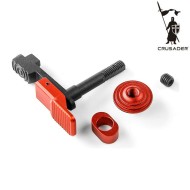 Ambidextrous M4 Aeg Magazine Release Set Red Crusader (cr-gm110012rd) Ambidextrous M4 Aeg Magazine Release Set Red Crusader (cr-gm110012rd)