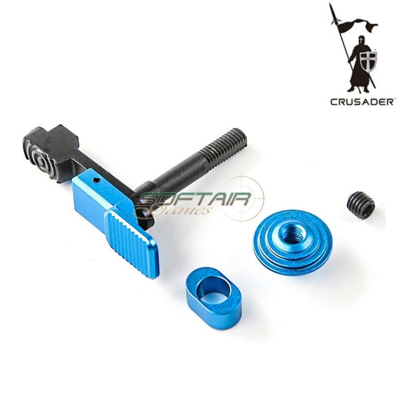 Sgancio Caricatore Ambidestro M4 Aeg Set Blue Crusader (cr-gm110012bl)