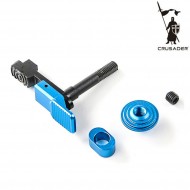 Ambidextrous M4 Aeg Magazine Release Set Blue Crusader (cr-gm110012bl) Ambidextrous M4 Aeg Magazine Release Set Blue Crusader (cr-gm110012bl)