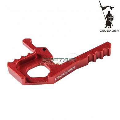 Ambidextrous M4 Charging Handle Latch Red Crusader (cr-gm010012rd)