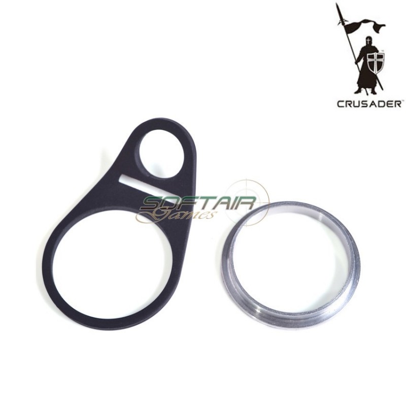 Rotatable Tactical Sling Swivels Black Crusader (cr-gm110010bk)