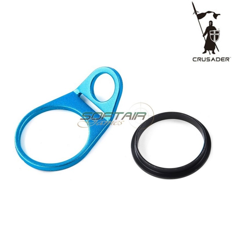 Rotatable Tactical Sling Swivels Blue Crusader (cr-gm110010bl)