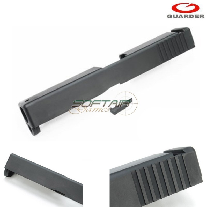Type 15 Aluminum Slide Black For Glock Marui 17 Guarder (glk-15-bk) Type 15 Aluminum Slide Black For Glock Marui 17 Guarder (glk-15-bk)