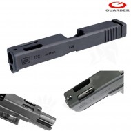 Type 28 Aluminum Slide Black For Glock Marui 17 Custom Guarder (glk-28-bk)