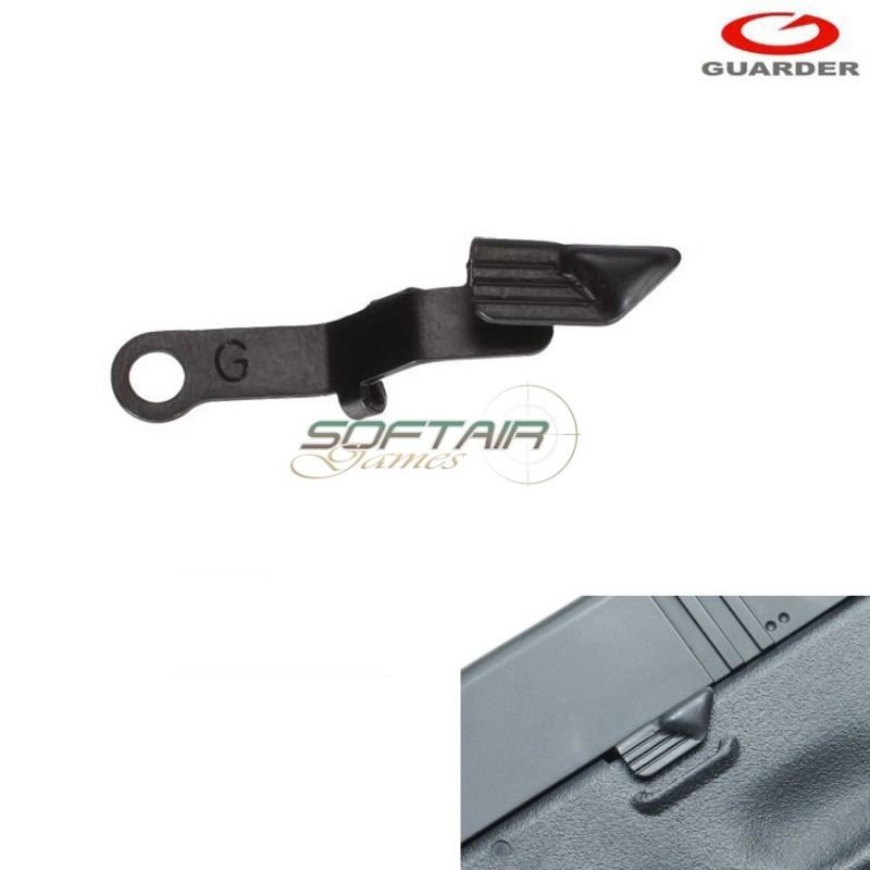 Type B Slide Stop For Marui/we Glock Guarder (glk-44-b-bk) Type B Slide Stop For Marui/we Glock Guarder (glk-44-b-bk)