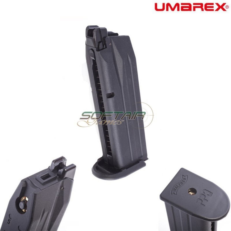 Walther Ppq Gas Magazine 22bb Black Umarex (um-2.5966.1) Walther Ppq Gas Magazine 22bb Black Umarex (um-2.5966.1)