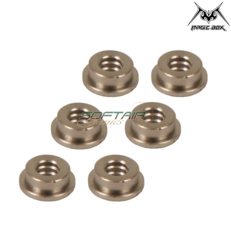 Set 6 Stainless Steel 5.9mm Bushing For Ebb Next Gen Magic Box (mb-0111219006)