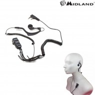 Ma21-lk Auricolare/microfono Per Kenwood Modello Padiglione Midland (c709.04) Ma21-lk Auricolare/microfono Per Kenwood Modello Padiglione Midland (c709.04)