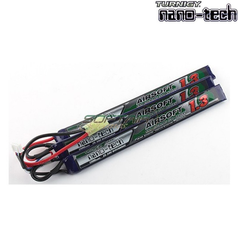 Batteria Lipo Connettore Tamiya 1300mah 11.1v 25~50c Turnigy Nano-tech (ng1300b.3s.25)