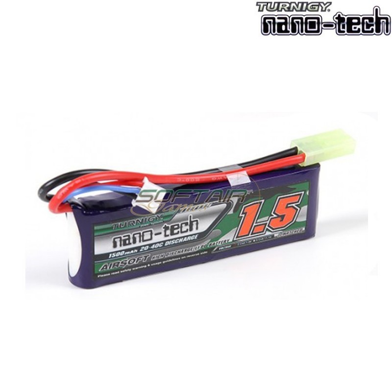 Lipo Battery Connector Tamiya 1500mah 7.4v 20~40c Turnigy Nano-tech (37839/1252) Lipo Battery Connector Tamiya 1500mah 7.4v 20~40c Turnigy Nano-tech (37839/1252)