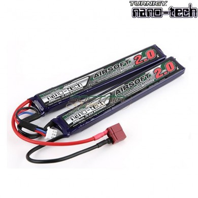 Batteria Lipo Connettore T-plug 2000mah 7.4v 15~25c Turnigy Nano-tech (9210000125-0)
