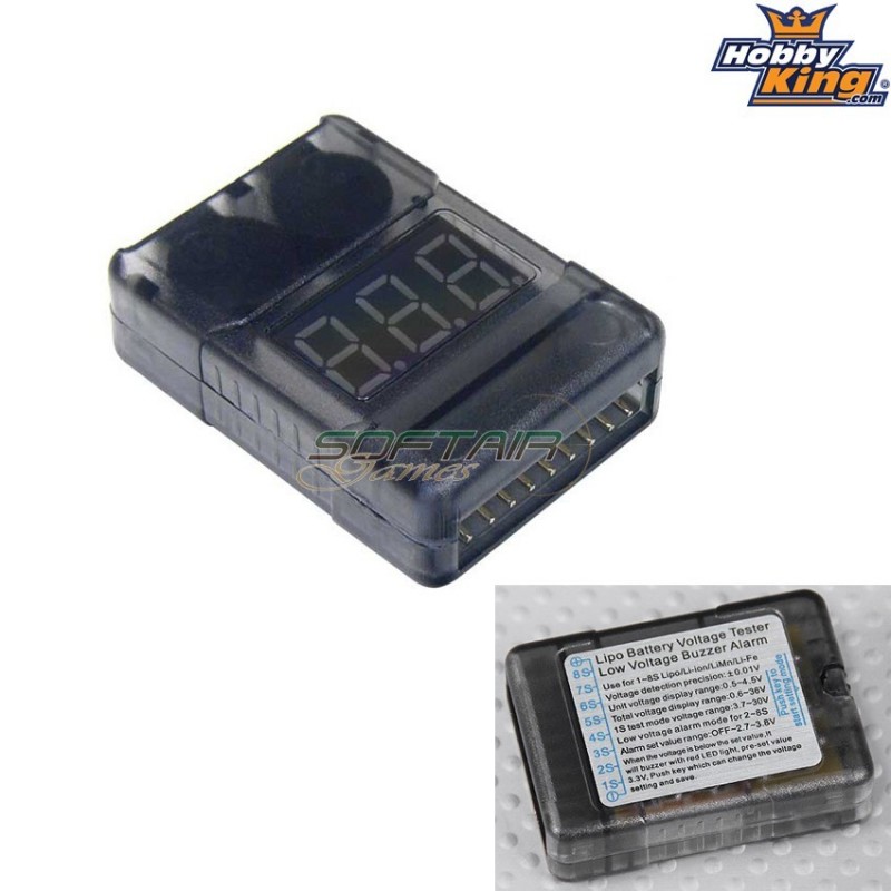 Lipo Tester Di Tensione Hobby King (voltage-alarm)