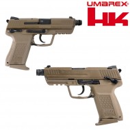 Pistola A Gas Heckler & Koch Hk45ct Flat Dark Earth Scarrellante Umarex (2.6336-rm)