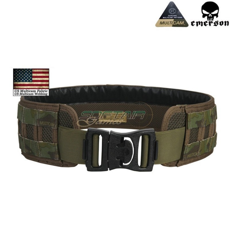 Load Bearing Tactical Utility Molle Belt Multicam® Tropic Genuine Usa Emerson (em9241mctp)