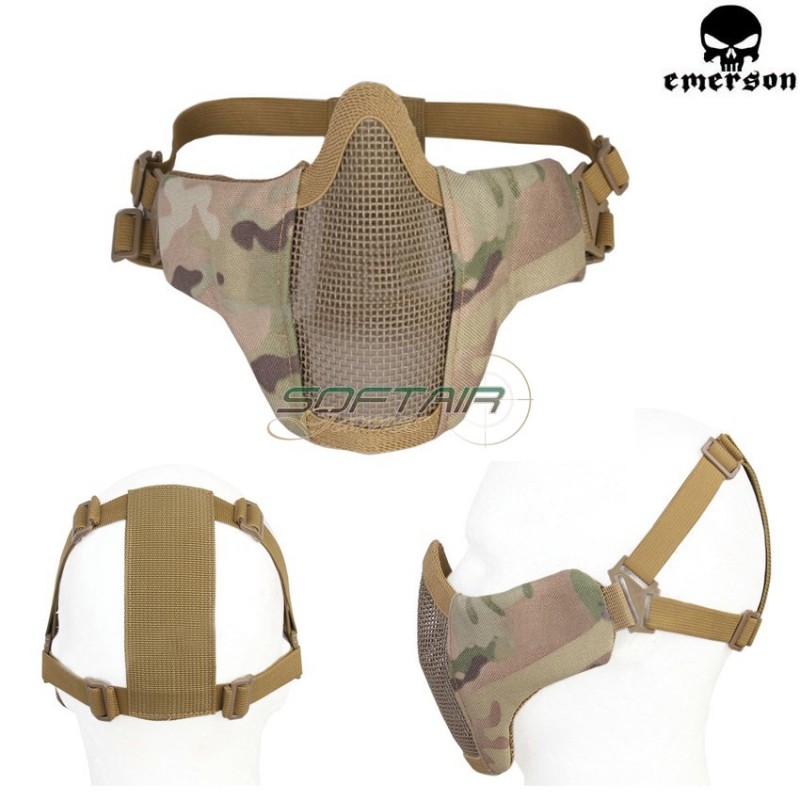 Pdw Maschera Mezzo Viso A Rete Multicam Emerson (em6644mc)
