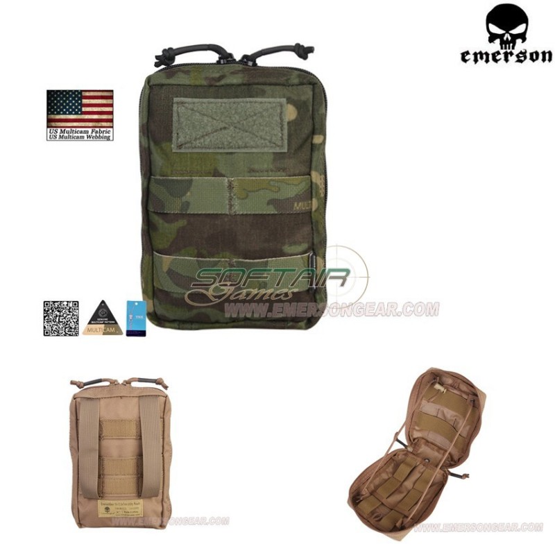 Tasca Military Utility Verticale Multicam® Tropic Genuine Usa Emerson (em9287mctp)