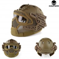 G4 System Pj Elmetto + Maschera Completa Coyote Brown Emerson (em9197cb)