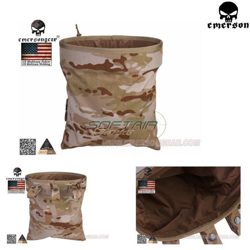 Magazine Dump Pouch Multicam® Arid Genuine Usa Emerson (em6032mcad)