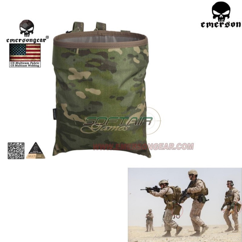 Magazine Dump Pouch Multicam® Tropic Genuine Usa Emerson (em6032mctp)