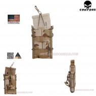 Rifle Magazine Taco Pouch Multicam® Arid Genuine Usa Emerson (em6345mcad)